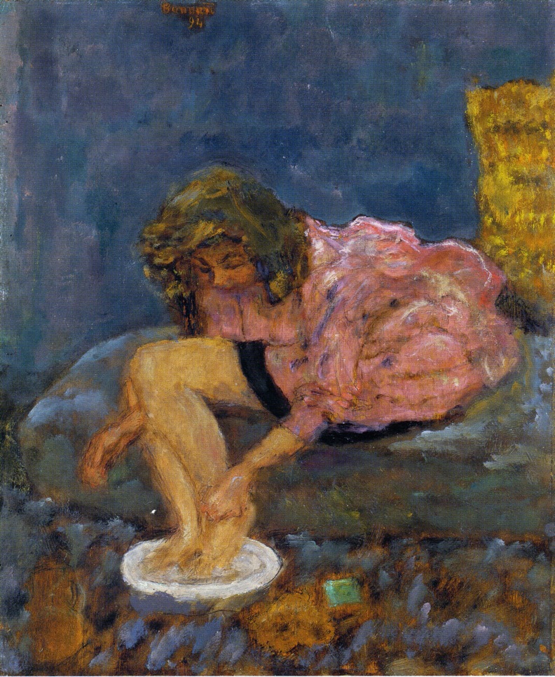 Woman Washing Her Feet (1894) Pierre Bonnard tablo - Dekolata