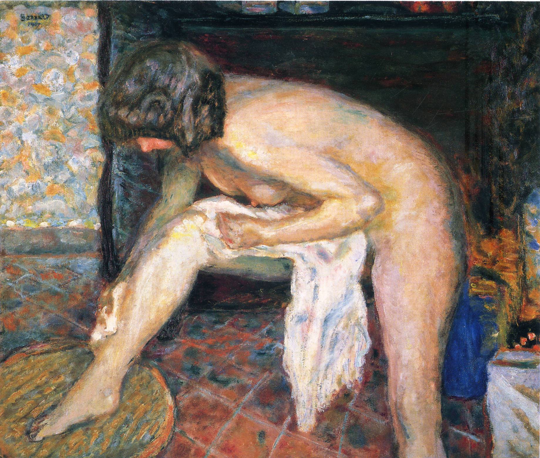 Woman leaning (1907) Pierre Bonnard tablo - Dekolata