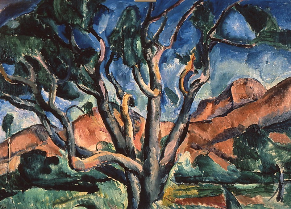 A tree (1916) Pyotr Konchalovsky tablo - Dekolata