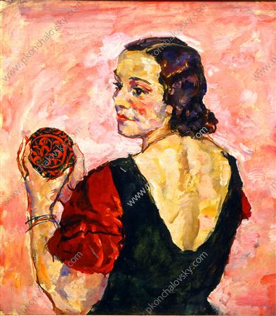 A woman from behind (1935) Pyotr Konchalovsky tablo - Dekolata
