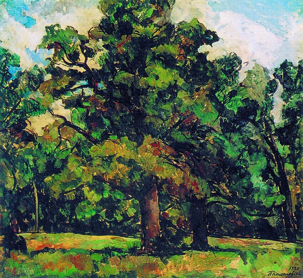 Abramtsevo. Oak Grove. (1920) Pyotr Konchalovsky tablo - Dekolata
