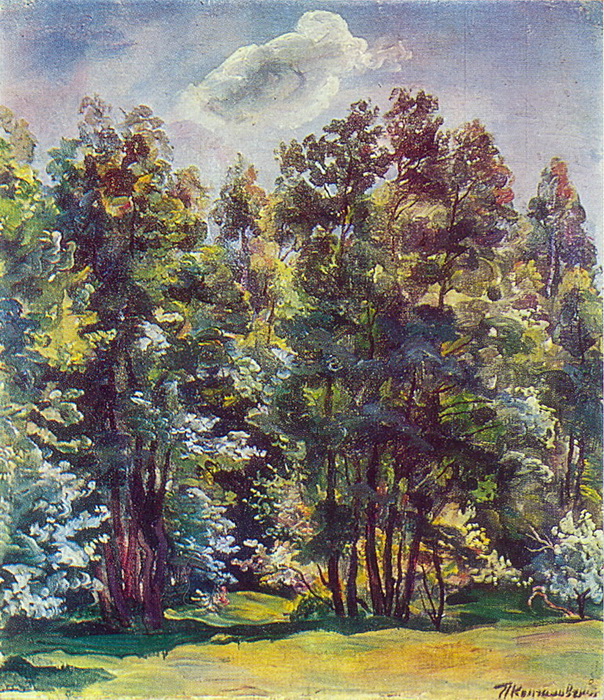 Alder against the sun (1932) Pyotr Konchalovsky tablo - Dekolata