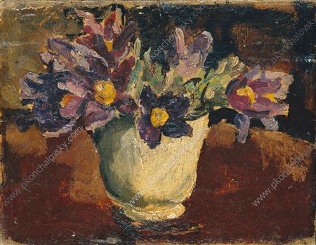 Anemone (1930) Pyotr Konchalovsky tablo - Dekolata