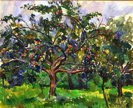 Apple trees (1922) Pyotr Konchalovsky tablo - Dekolata