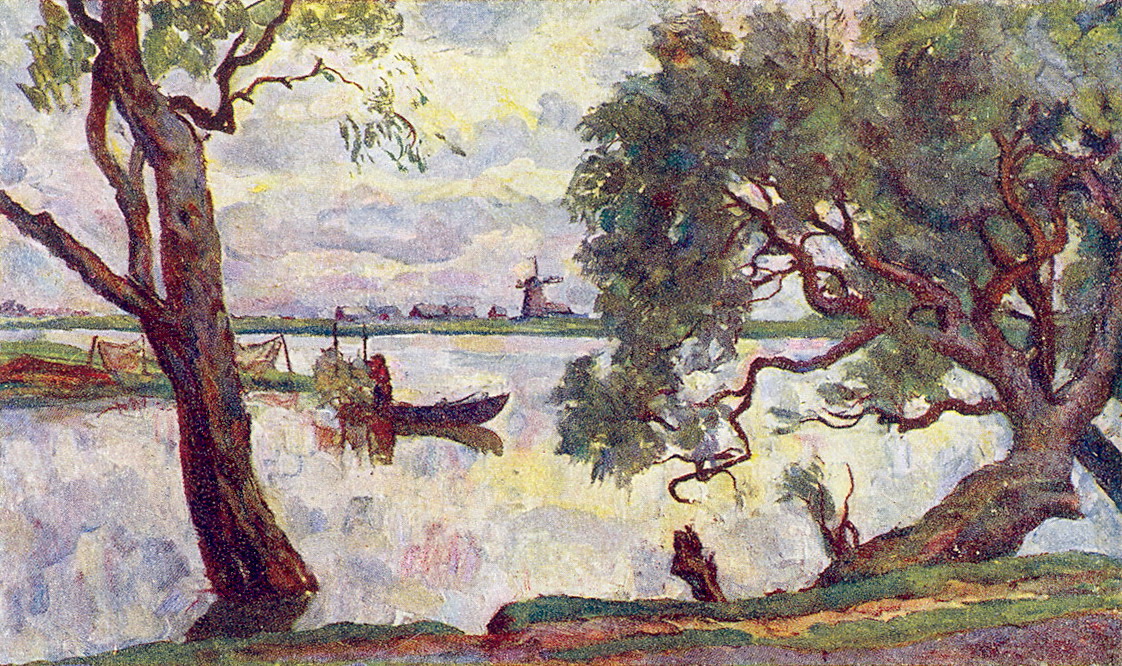 At Lake Ilmen – Pyotr Konchalovsky Tablo