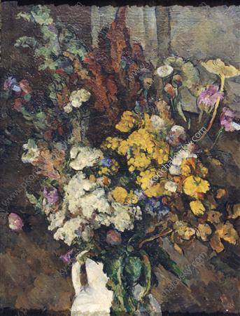 Autumn bouquet (1919) Pyotr Konchalovsky tablo - Dekolata