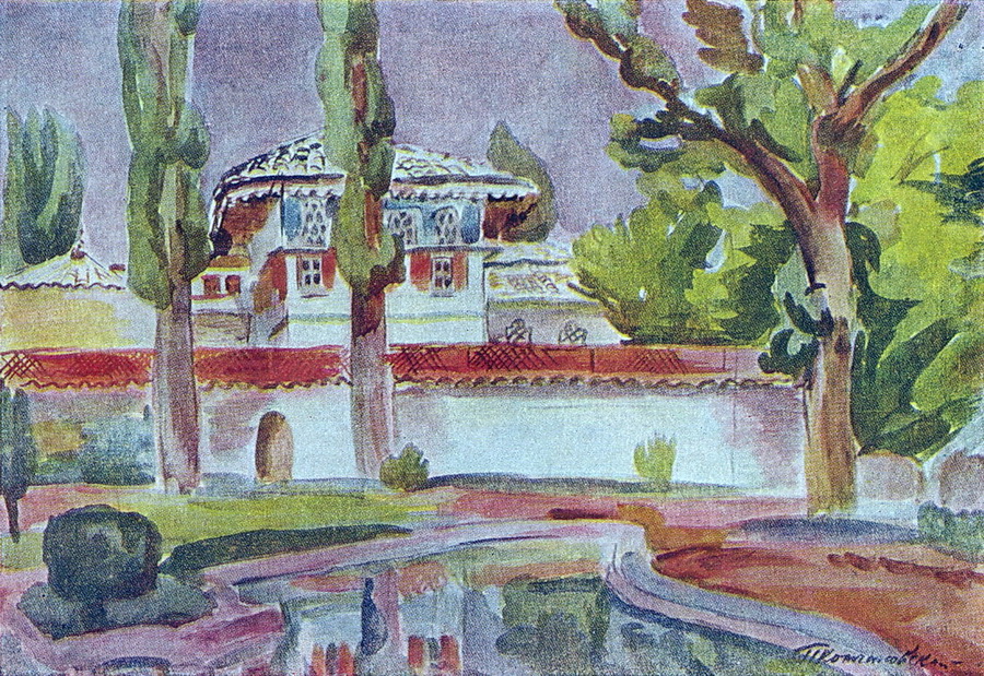 Bakhchisarai. Khan's palace. (1930) Pyotr Konchalovsky tablo - Dekolata