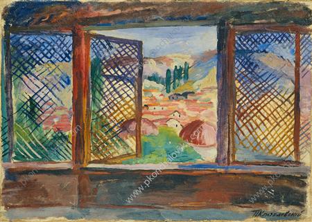 Bakhchisarai. View from the Tower of falconry. (1930) – Pyotr Konchalovsky Tablo