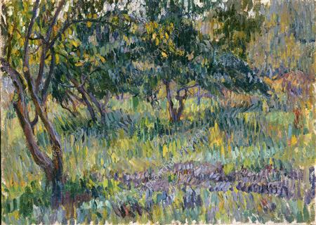 Belkino. Garden. (1907) Pyotr Konchalovsky tablo - Dekolata