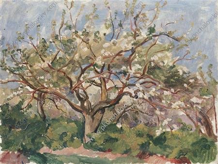 Blossoming garden (1930) Pyotr Konchalovsky tablo - Dekolata