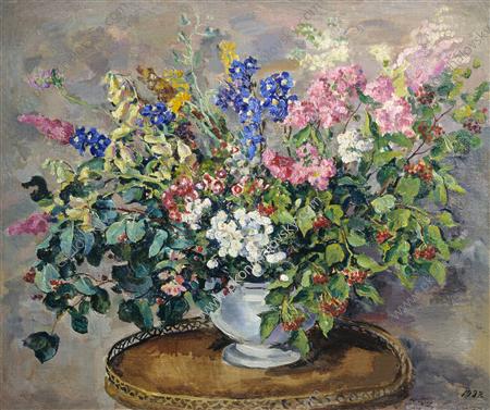 Bouquet of flowers (1932) – Pyotr Konchalovsky Tablo