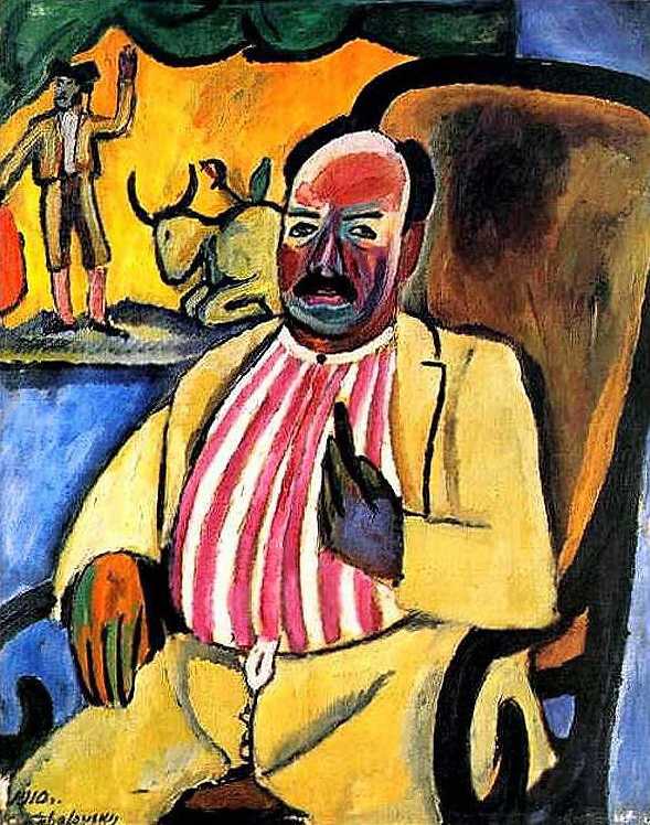 Bullfighting amateur (1910) Pyotr Konchalovsky tablo - Dekolata