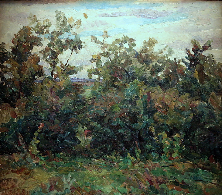 Bushes (1923) Pyotr Konchalovsky tablo - Dekolata