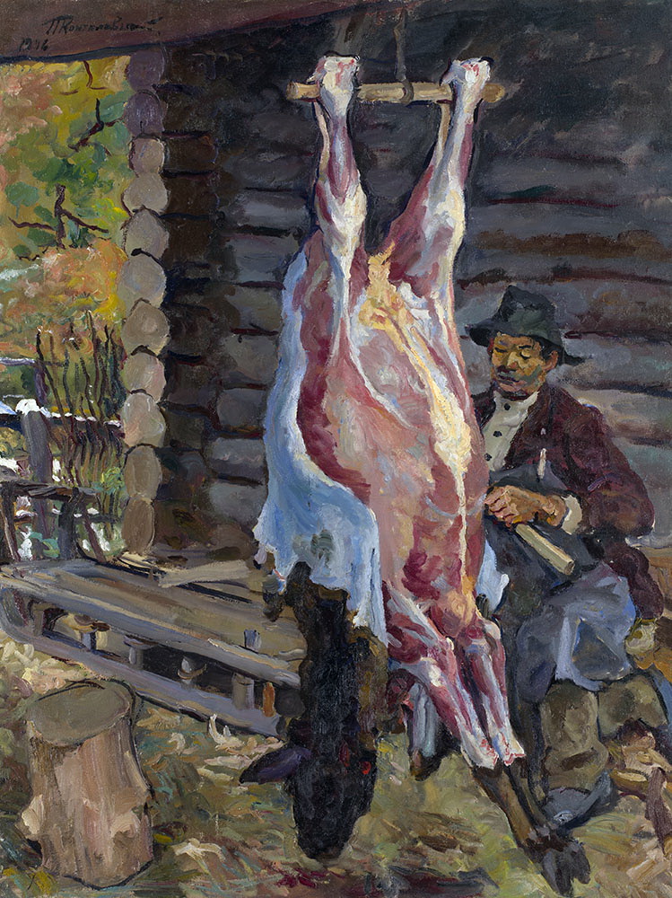 Carcase of calf (1946) Pyotr Konchalovsky tablo - Dekolata