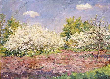Cherry blossoms (1953) Pyotr Konchalovsky tablo - Dekolata