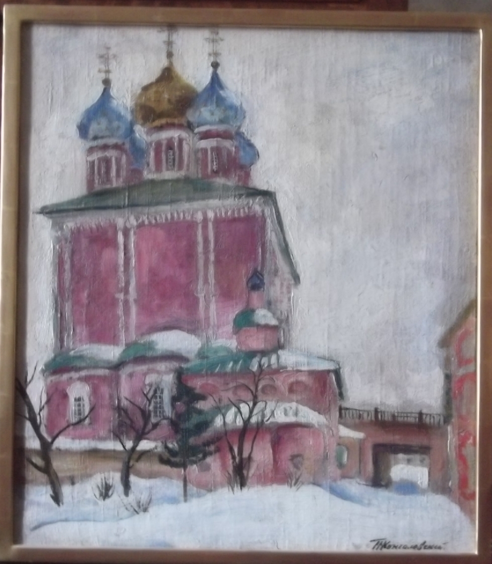 Church in Ryazan (1931) Pyotr Konchalovsky tablo - Dekolata