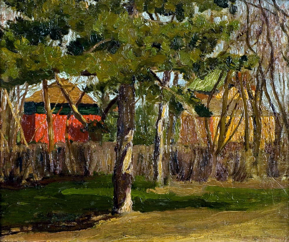 Cottages Pyotr Konchalovsky tablo - Dekolata