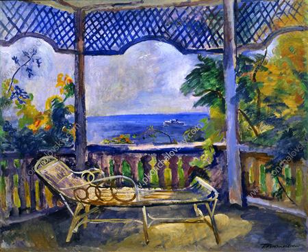 Crimea. Gazebo. (1929) – Pyotr Konchalovsky Tablo