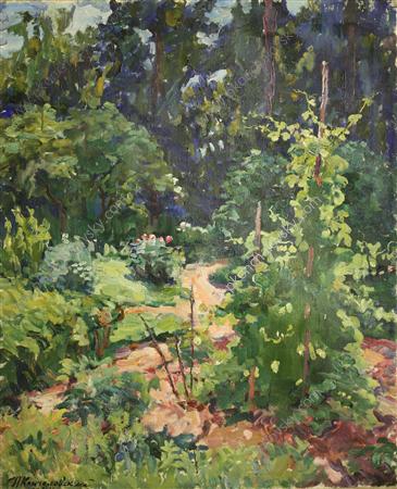 Crimean landscape. ('My Crimea'). (1947) Pyotr Konchalovsky tablo - Dekolata
