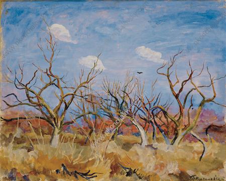 Early spring (1929) Pyotr Konchalovsky tablo - Dekolata