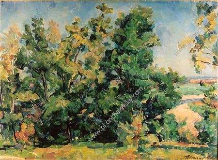 Emerald summer (1922) Pyotr Konchalovsky tablo - Dekolata