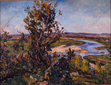 Evening (1923) Pyotr Konchalovsky tablo - Dekolata