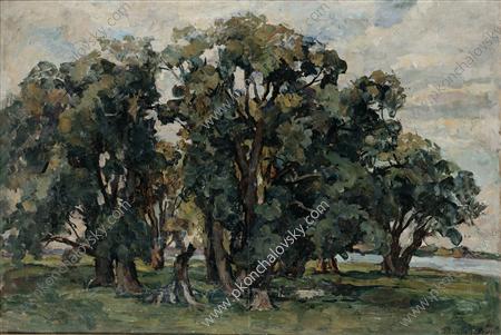 Evening (1926) Pyotr Konchalovsky tablo - Dekolata