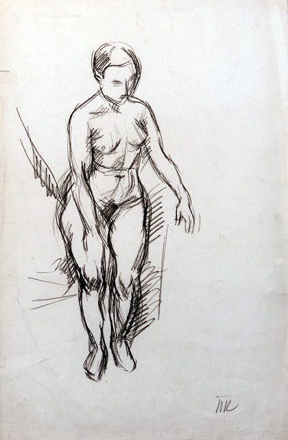 Female nude Pyotr Konchalovsky tablo - Dekolata