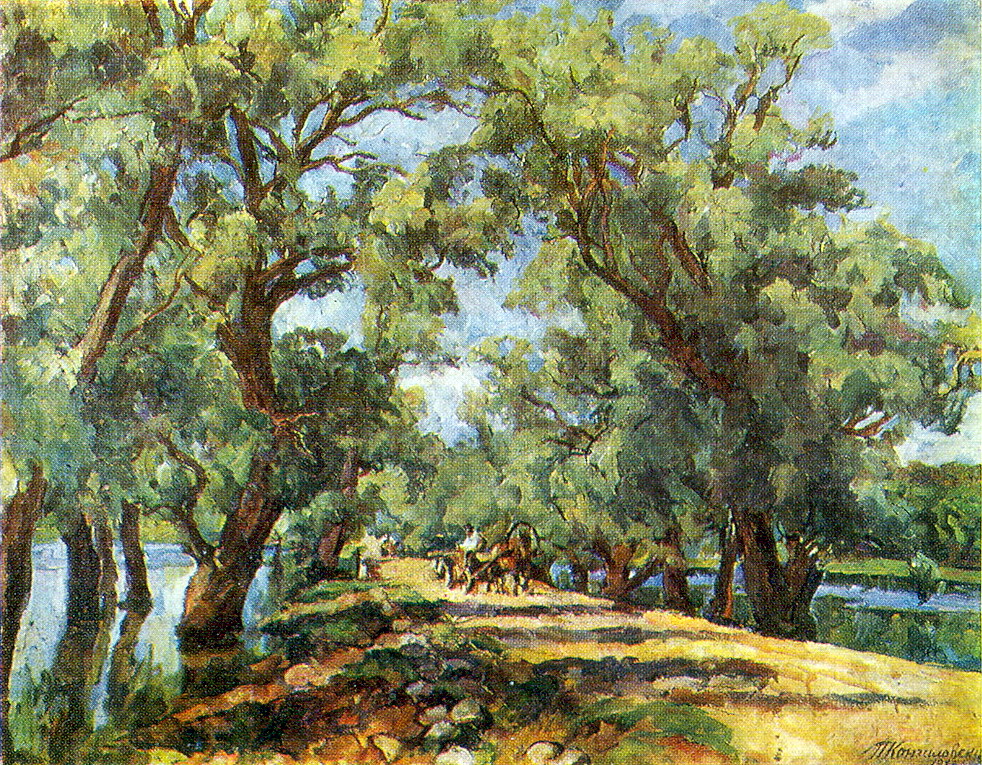 Fotieva road (1926) Pyotr Konchalovsky tablo - Dekolata