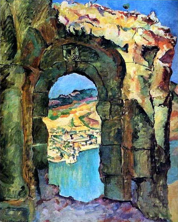 From the ruins of the Mtsyri (1927) Pyotr Konchalovsky tablo - Dekolata