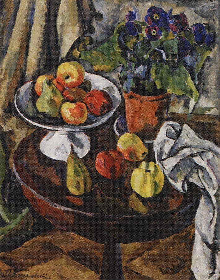 Fruit piece (1911) Pyotr Konchalovsky tablo - Dekolata
