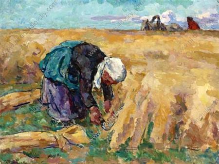 Harvest (1923) – Pyotr Konchalovsky Tablo