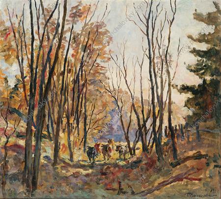 Herd (1939) Pyotr Konchalovsky tablo - Dekolata