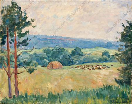 Herd (1947) Pyotr Konchalovsky tablo - Dekolata