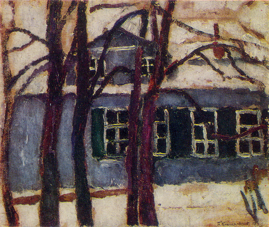 House in Abramtsevo (1911) – Pyotr Konchalovsky Tablo