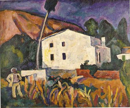 House of bullfighting amateur (1910) – Pyotr Konchalovsky Tablo
