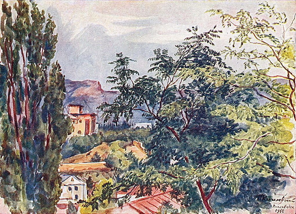 Kislovodsk (1938) Pyotr Konchalovsky tablo - Dekolata