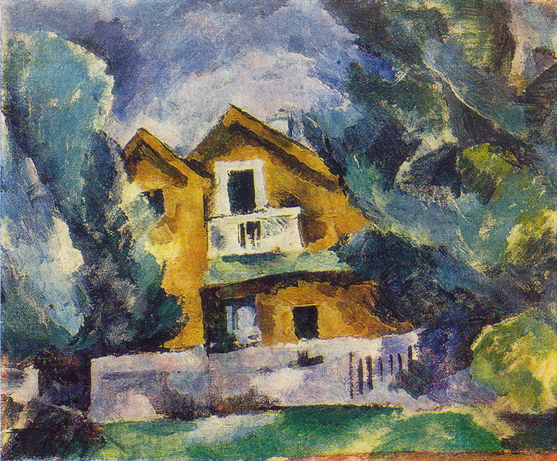 Kuntsevo. Cottage. (1919) Pyotr Konchalovsky tablo - Dekolata