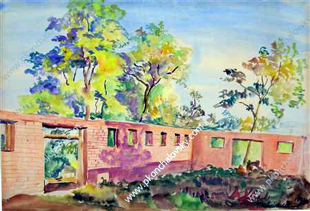 Landscape (1933) – Pyotr Konchalovsky Tablo