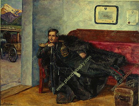 Lermontov (1943) Pyotr Konchalovsky tablo - Dekolata