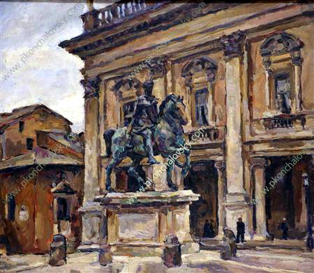 Marcus Aurelius (Rome Capitol) (1924) Pyotr Konchalovsky tablo - Dekolata