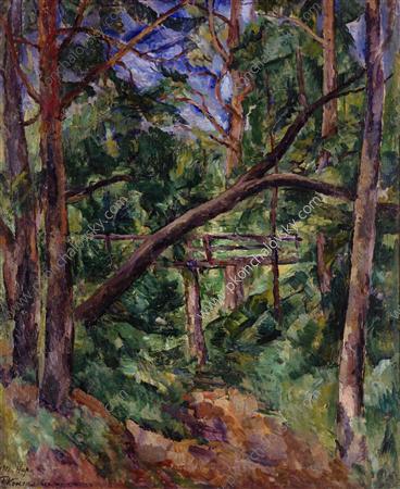 Nara (1918) Pyotr Konchalovsky tablo - Dekolata