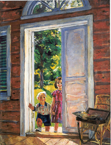 Not expected (1947) – Pyotr Konchalovsky Tablo