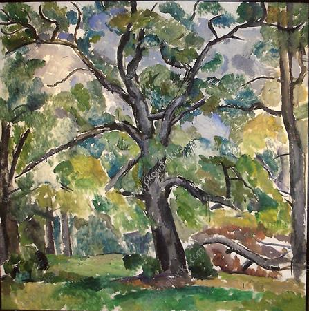Oak (1920) Pyotr Konchalovsky tablo - Dekolata
