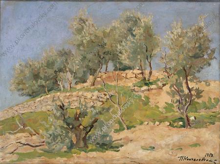 Olive wood (1952) Pyotr Konchalovsky tablo - Dekolata