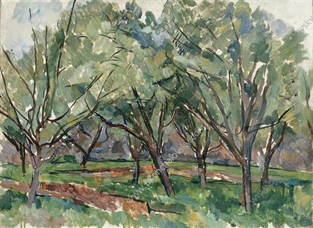 Orchard (1922) Pyotr Konchalovsky tablo - Dekolata