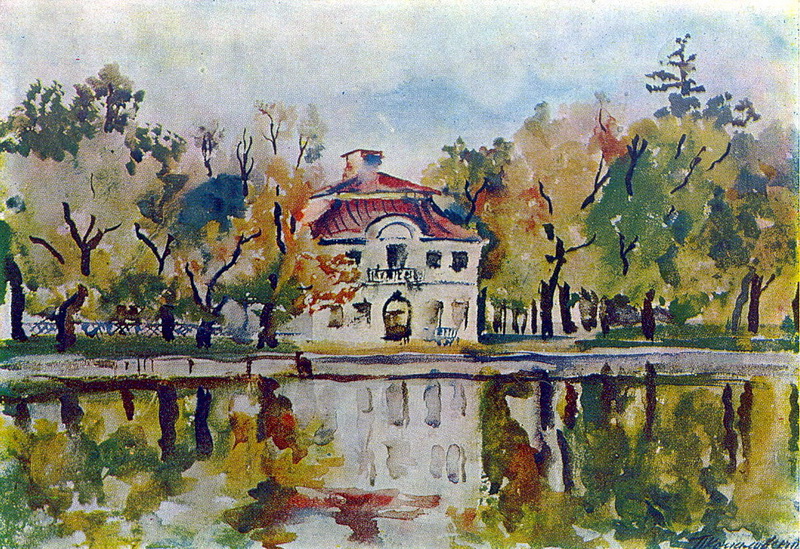 Peterhof. Marley. (1931) Pyotr Konchalovsky tablo - Dekolata