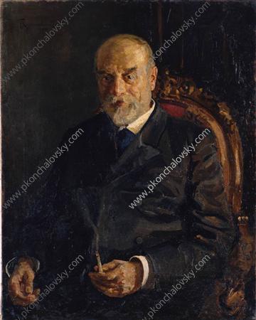 Portrait of Dolgintsev (1895) Pyotr Konchalovsky tablo - Dekolata