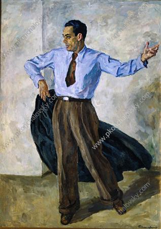 Portrait of Manuel Pavon (1940) – Pyotr Konchalovsky Tablo
