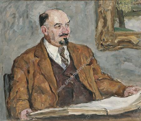 Portrait of Professor N. P. Remizov (1955) – Pyotr Konchalovsky Tablo